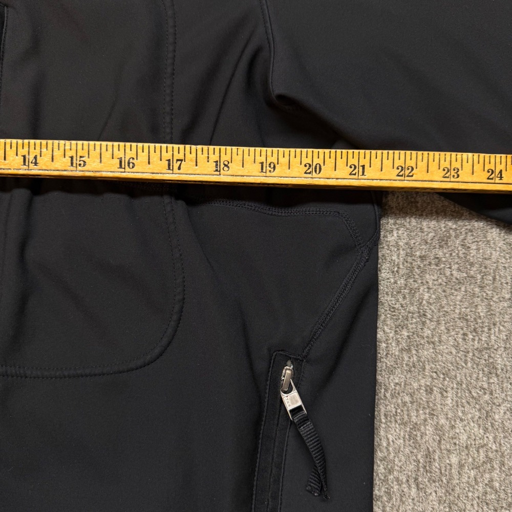 Nike FIT Therma Mens Large Black Softshell Fleece Lined Full Zip Jacket L - Picture 4 of 8